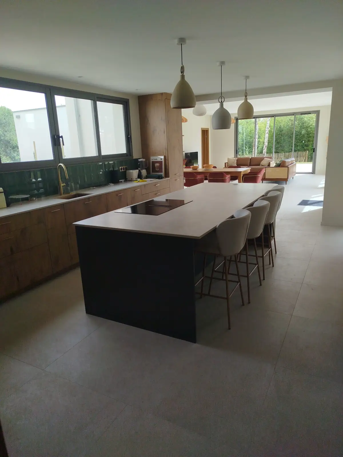Cuisine moderne avec îlot, Vendée